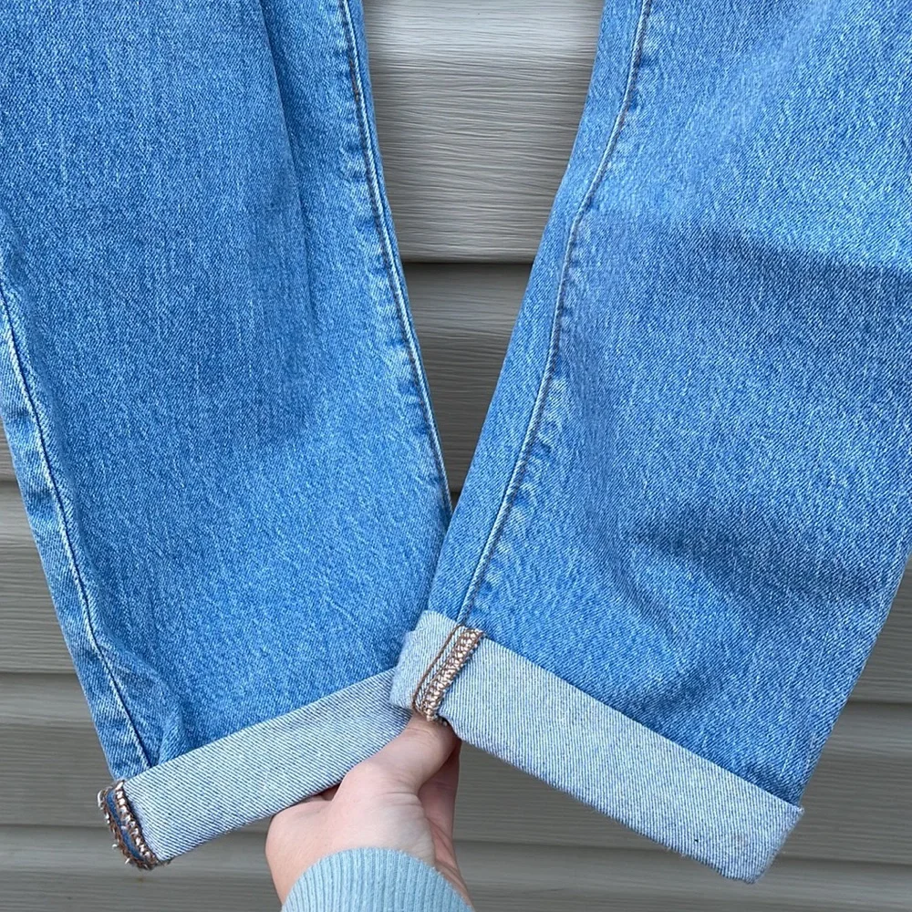 LOFT High-Rise Light Wash Boyfriend Jeans